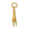 Gold Polished Unicorn Pendants