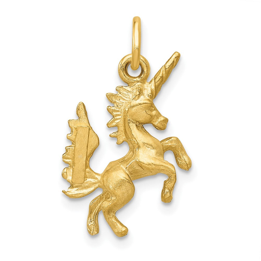 Gold Polished Unicorn Pendants