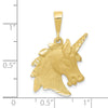 Gold Polished Unicorn Pendants