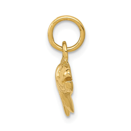 Gold Polished Fish Pendants