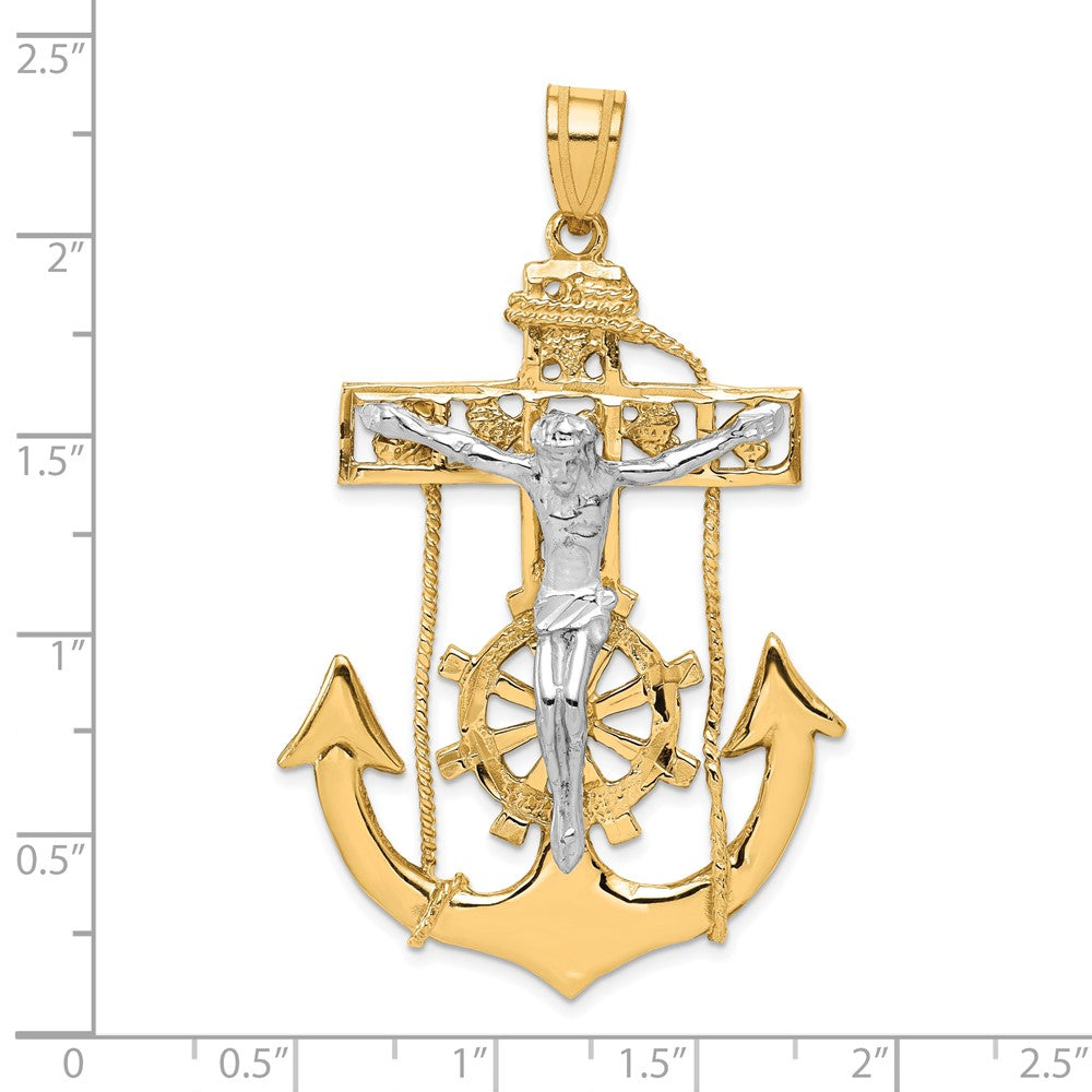 Gold Mariner Crucifix Pendants