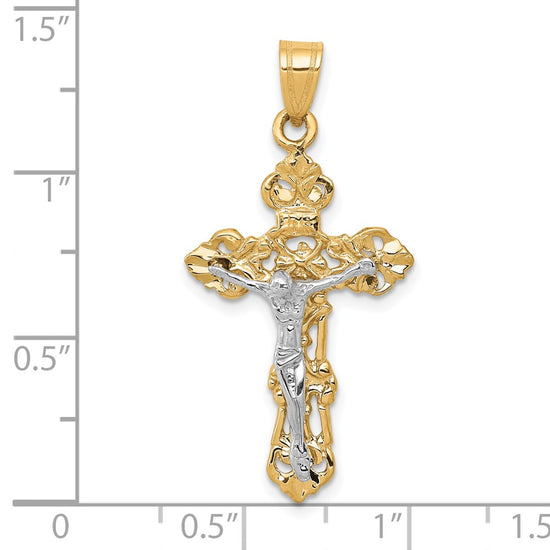 Gold INRI Crucifix Pendants