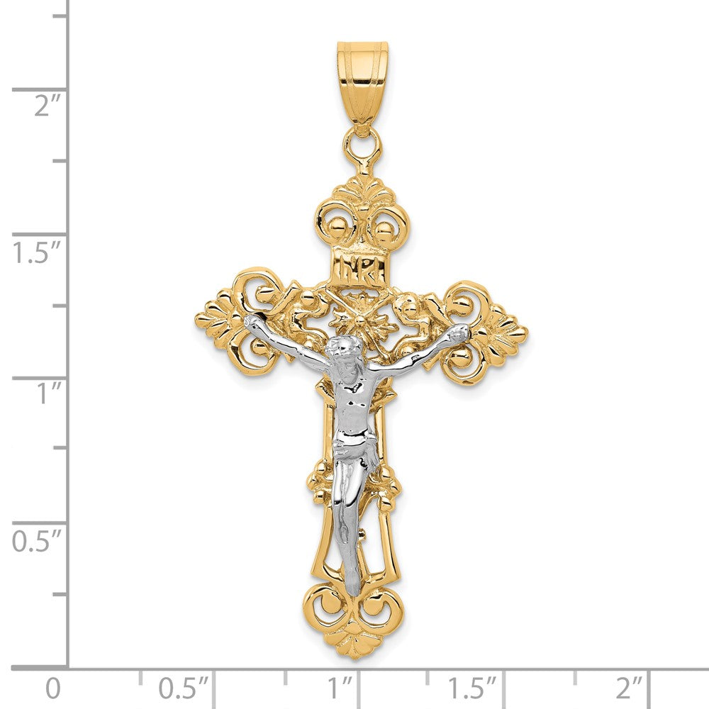 Gold INRI Crucifix Pendants