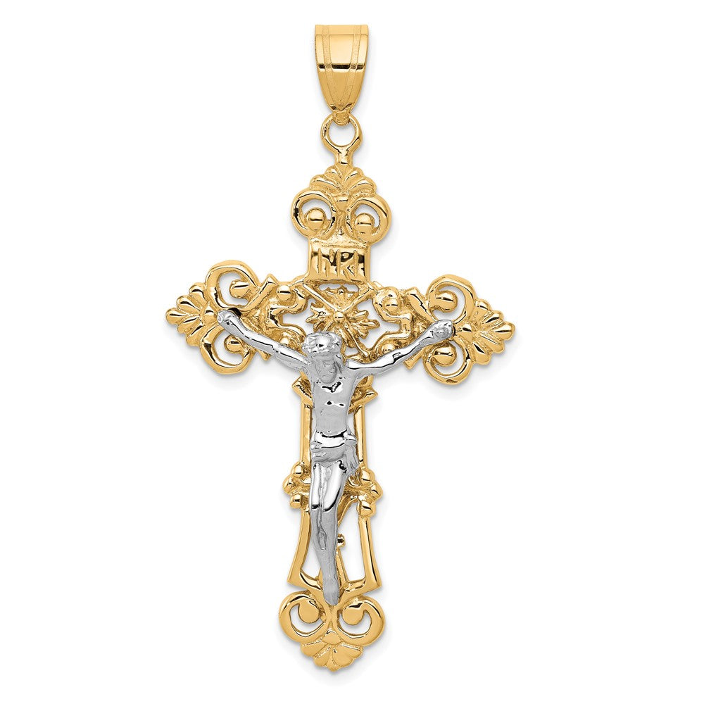 Gold INRI Crucifix Pendants
