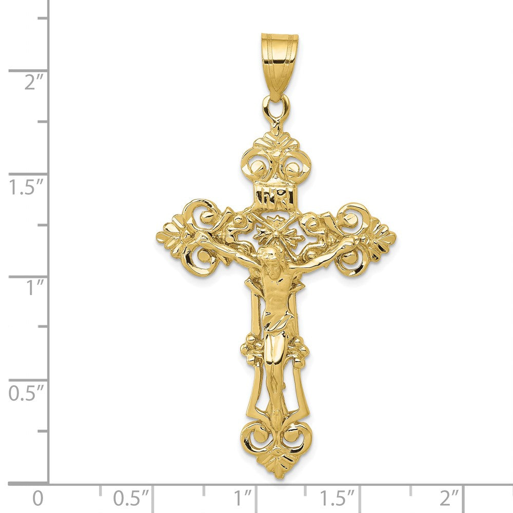Gold INRI Crucifix Pendants