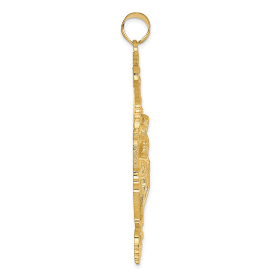 Gold INRI Crucifix Pendants