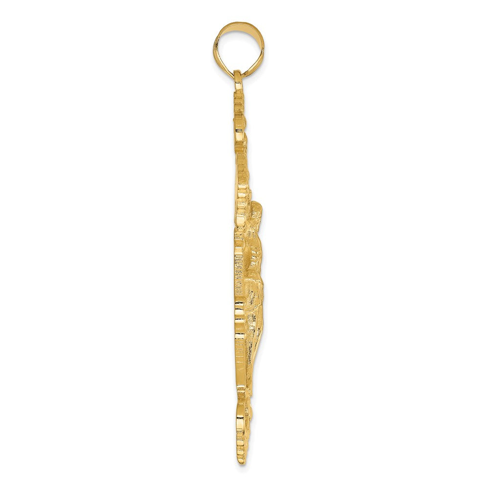 Gold INRI Crucifix Pendants