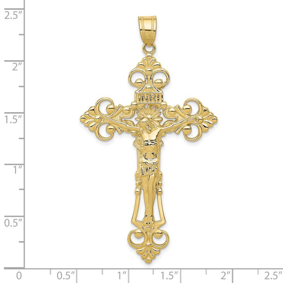 Gold INRI Crucifix Pendants