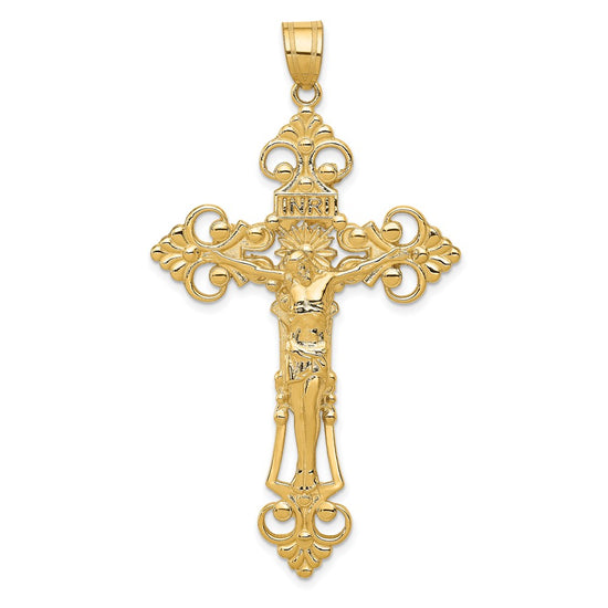 Gold INRI Crucifix Pendants