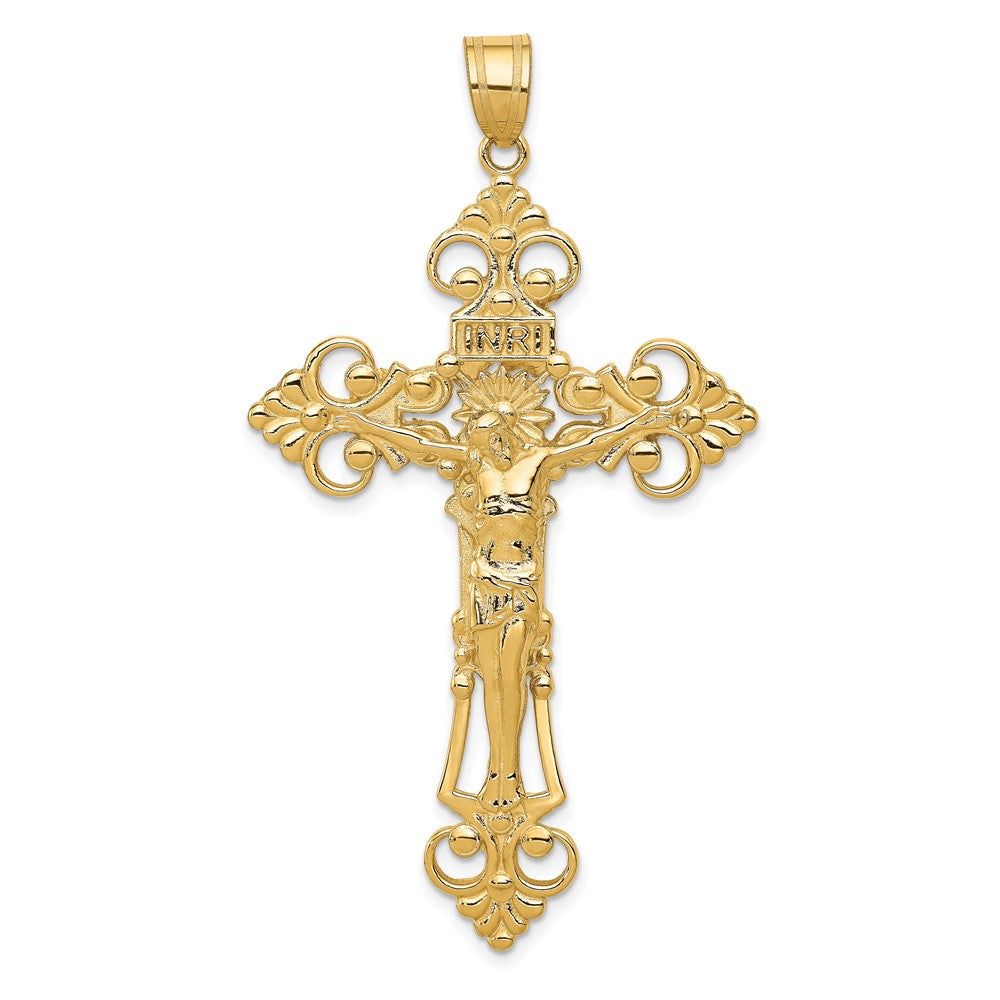 Gold INRI Crucifix Pendants