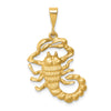 Gold Diamond-cut Zodiac Pendant
