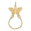 10k Butterfly Holder Charm