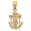 Gold Mariner Crucifix Pendants