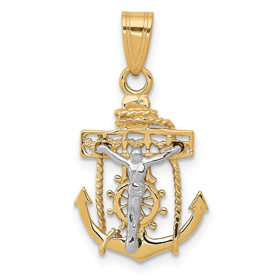 Gold Mariner Crucifix Pendants