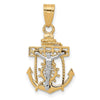 Gold Mariner Crucifix Pendants