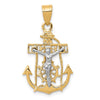 Gold Mariner Crucifix Pendants