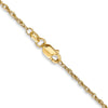 18K 18 inch 1.3mm Baby Rope with Lobster Clasp Chain