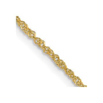 18K 18 inch 1.1mm Singapore with Spring Ring Clasp Chain