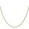 18K 20 inch 1.15mm Diamond-cut Cable with Fancy Lobster Clasp Chain
