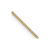 18K 16 inch .5mm Box with Spring Ring Clasp Chain