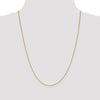 18K 24 inch .9mm Box with Lobster Clasp Chain