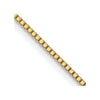 18K 16 inch .9mm Box with Lobster Clasp Chain