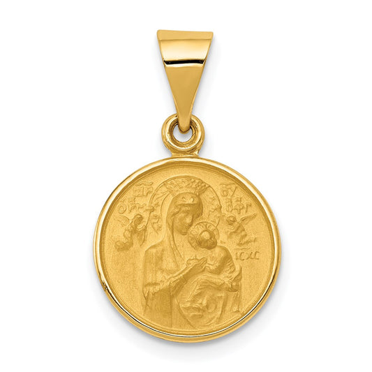 Gold Our Lady of Perpetual Help Pendants