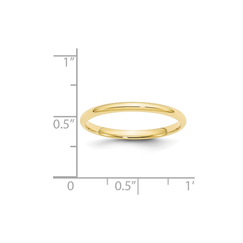 Comfort Fit Lightweight Band — 2 mm