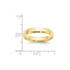 Comfort Fit Lightweight Band — 4 mm