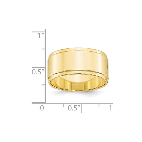 Flat with Step-Down Edge Band — 10 mm