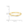 Lightweight Flat Band — 2 mm