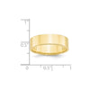Lightweight Flat Band — 6 mm