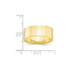 Lightweight Flat Band — 8 mm