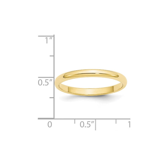 Half-Round Band — 2.5 mm