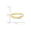 Half-Round Band — 2.5 mm