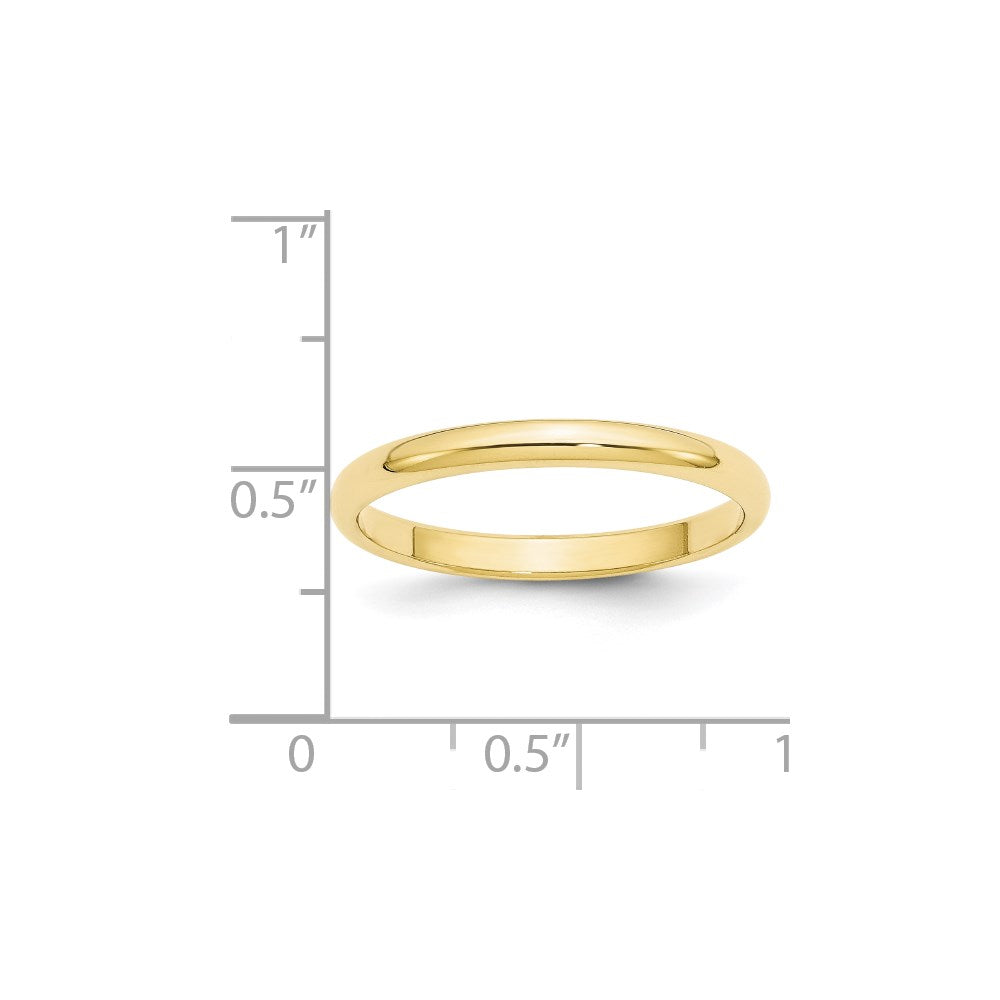 Half-Round Band — 2.5 mm