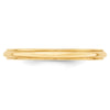 Half Round with Edge Band — 2.5 mm
