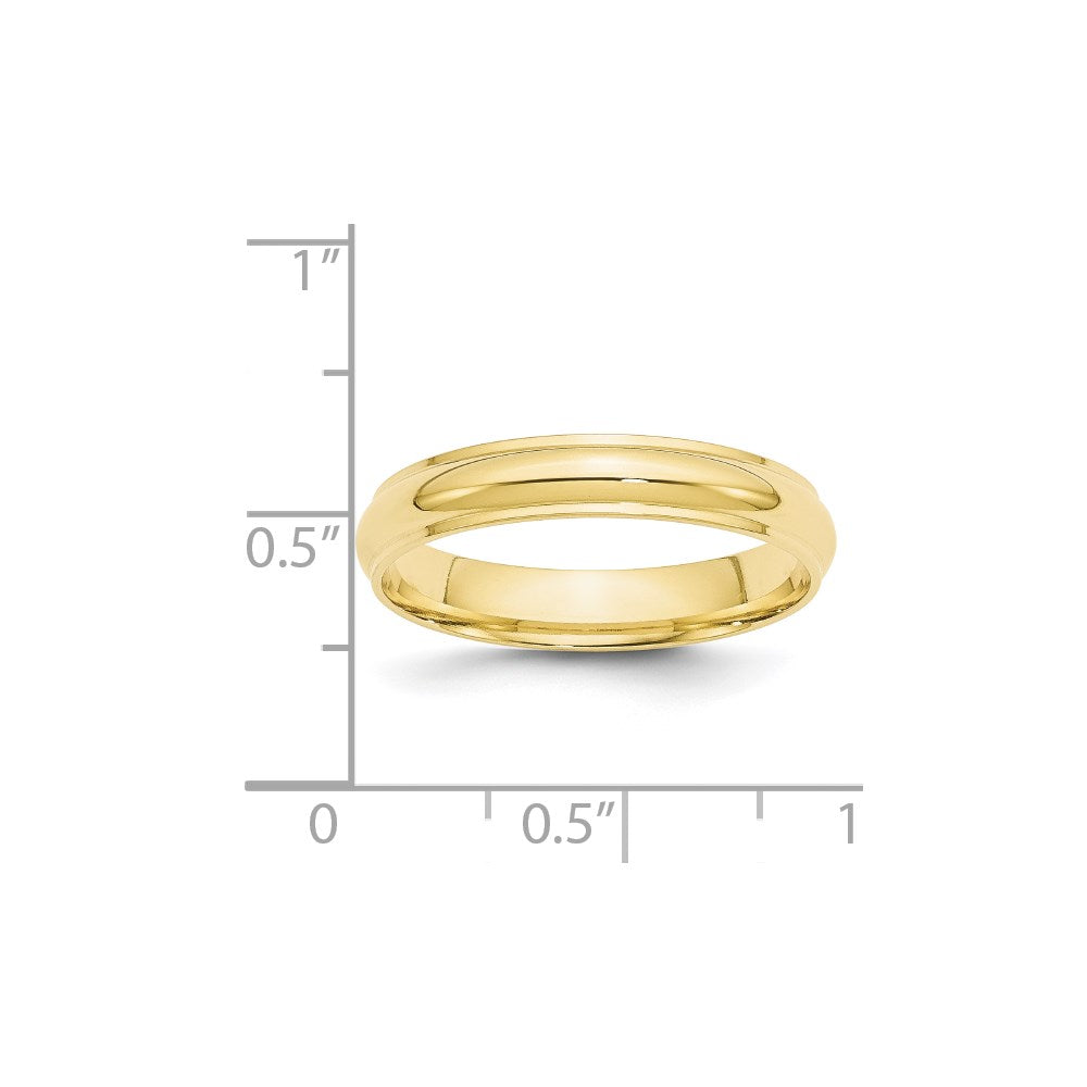 Half Round with Edge Band — 4 mm