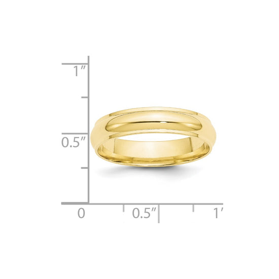 Half Round with Edge Band — 5 mm