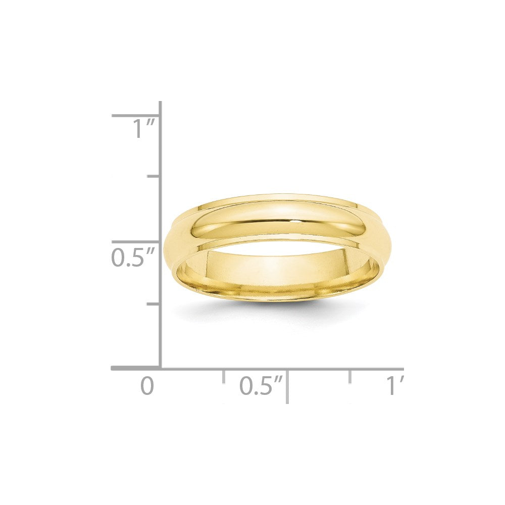 Half Round with Edge Band — 5 mm