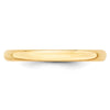 Half Round Lightweight Band — 2.5 mm