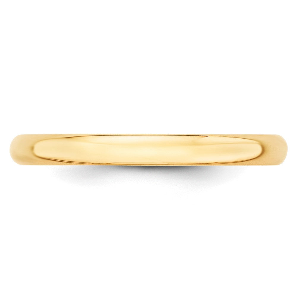 Half Round Lightweight Band — 2.5 mm