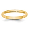Half Round Lightweight Band — 2.5 mm