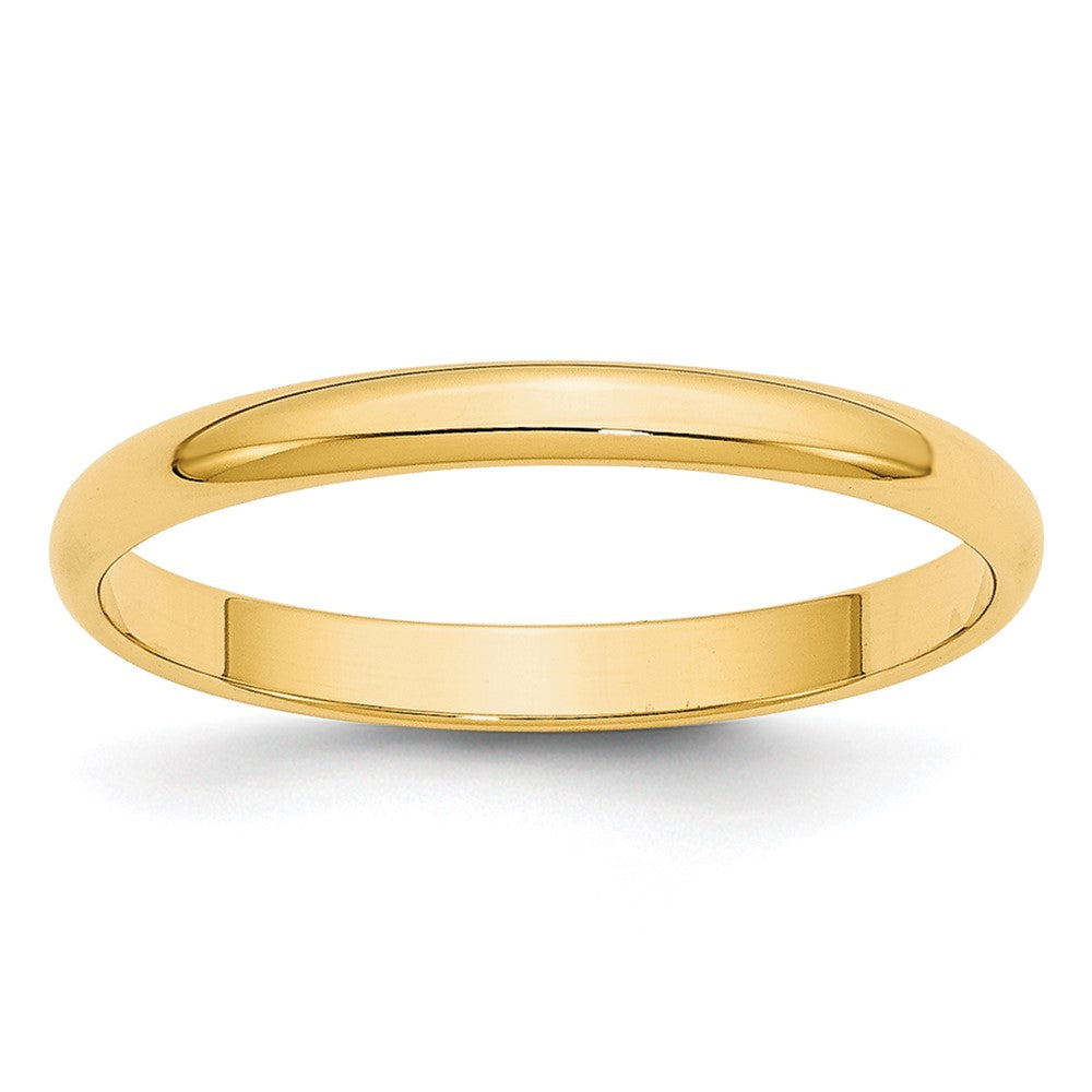 Half Round Lightweight Band — 2.5 mm
