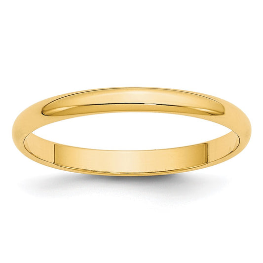 Half Round Lightweight Band — 2.5 mm