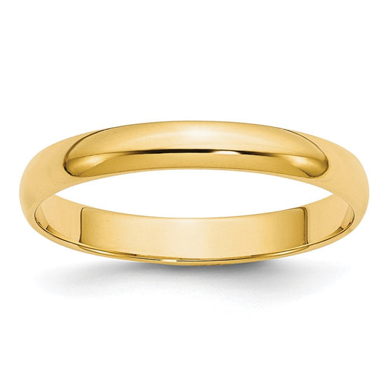 Half Round Lightweight Band — 3 mm