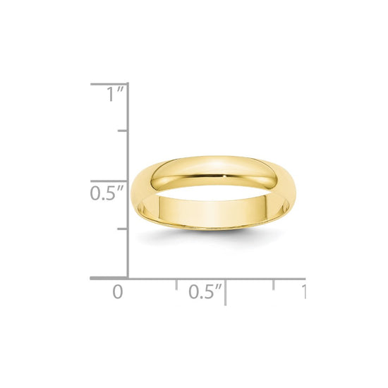Half Round Lightweight Band — 4 mm