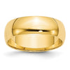 Half Round Lightweight Band — 6 mm