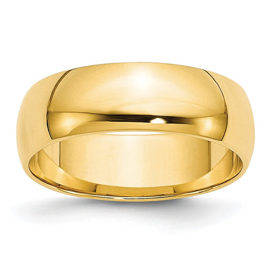 Half Round Lightweight Band — 6 mm