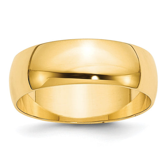 Half Round Lightweight Band — 7 mm